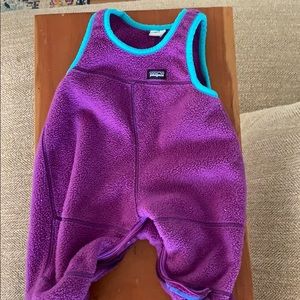 Vintage Patagonia fleece bibs